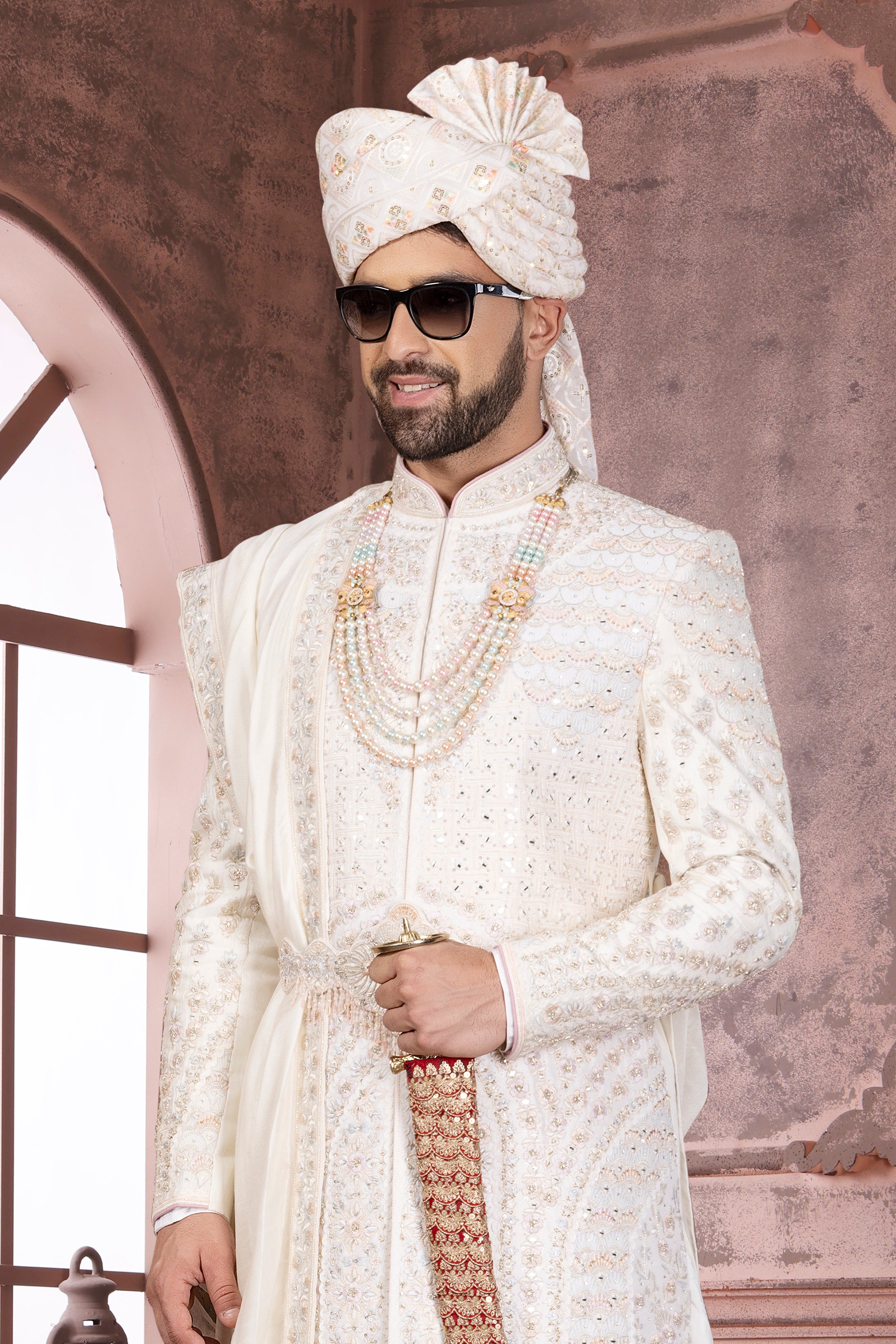Can Men Wear White To A Wedding Off White Silk Wedding Wear