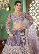 Light Purple Bridal Lehenga Choli