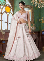 Soft Pink Bridal Lehenga Choli