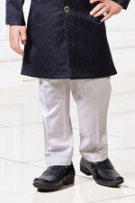 Black Semi-Indowestern for Boys