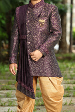 Brown Indo-Western for Boys