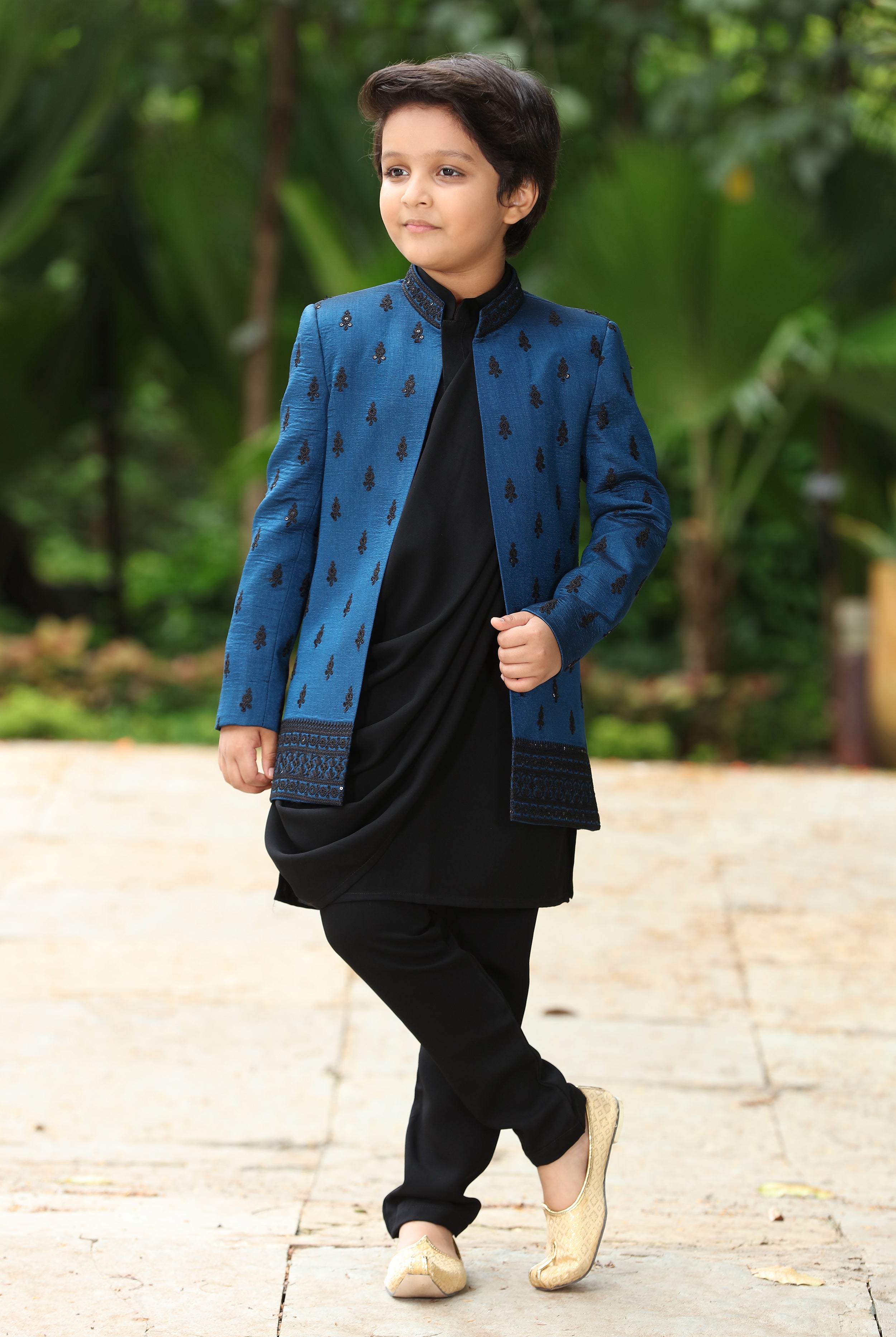 Indo western dress clearance for 1 year boy