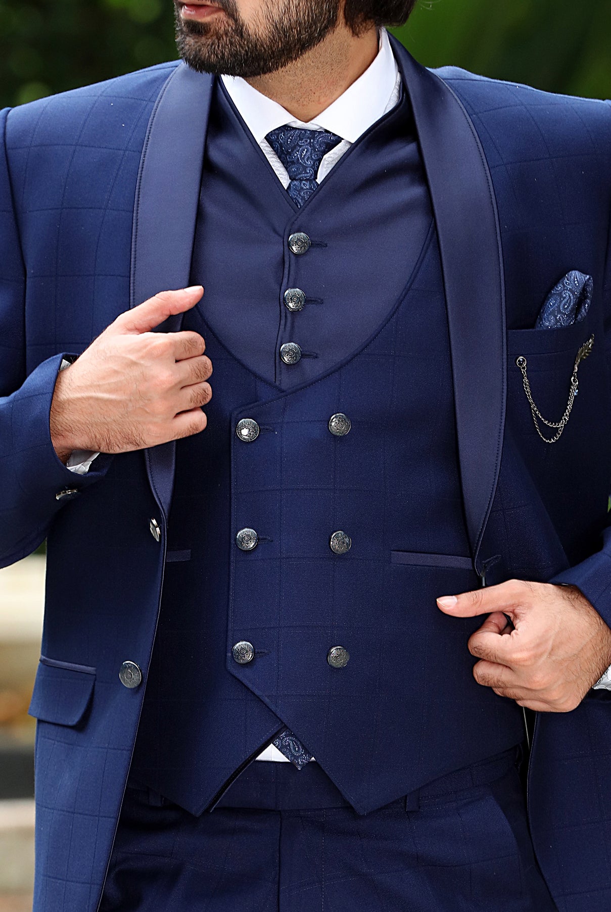 Porto Filo 2-piece set light blue Men's Slim Fit Suit – Portofilo Suits